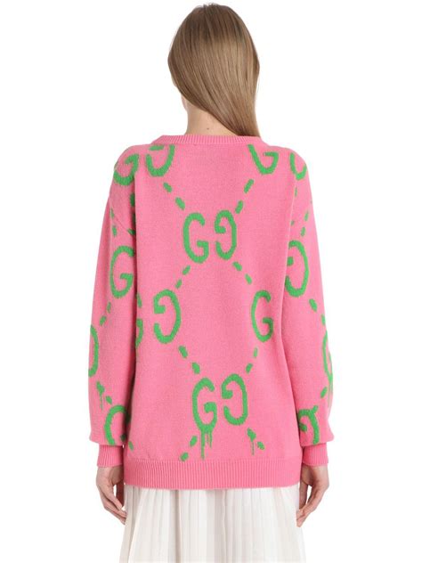 gucci pullover pink|Gucci pullover hoodie.